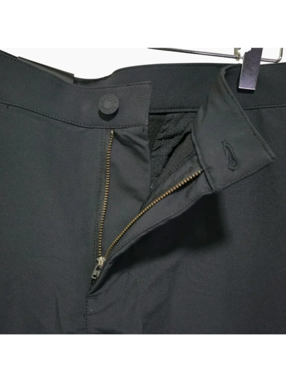 Banana Republic Flat Front Lightweight Pant Men's 34 x 30 Black Color